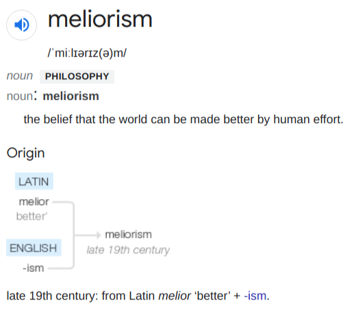 Meliorism Wikipedia